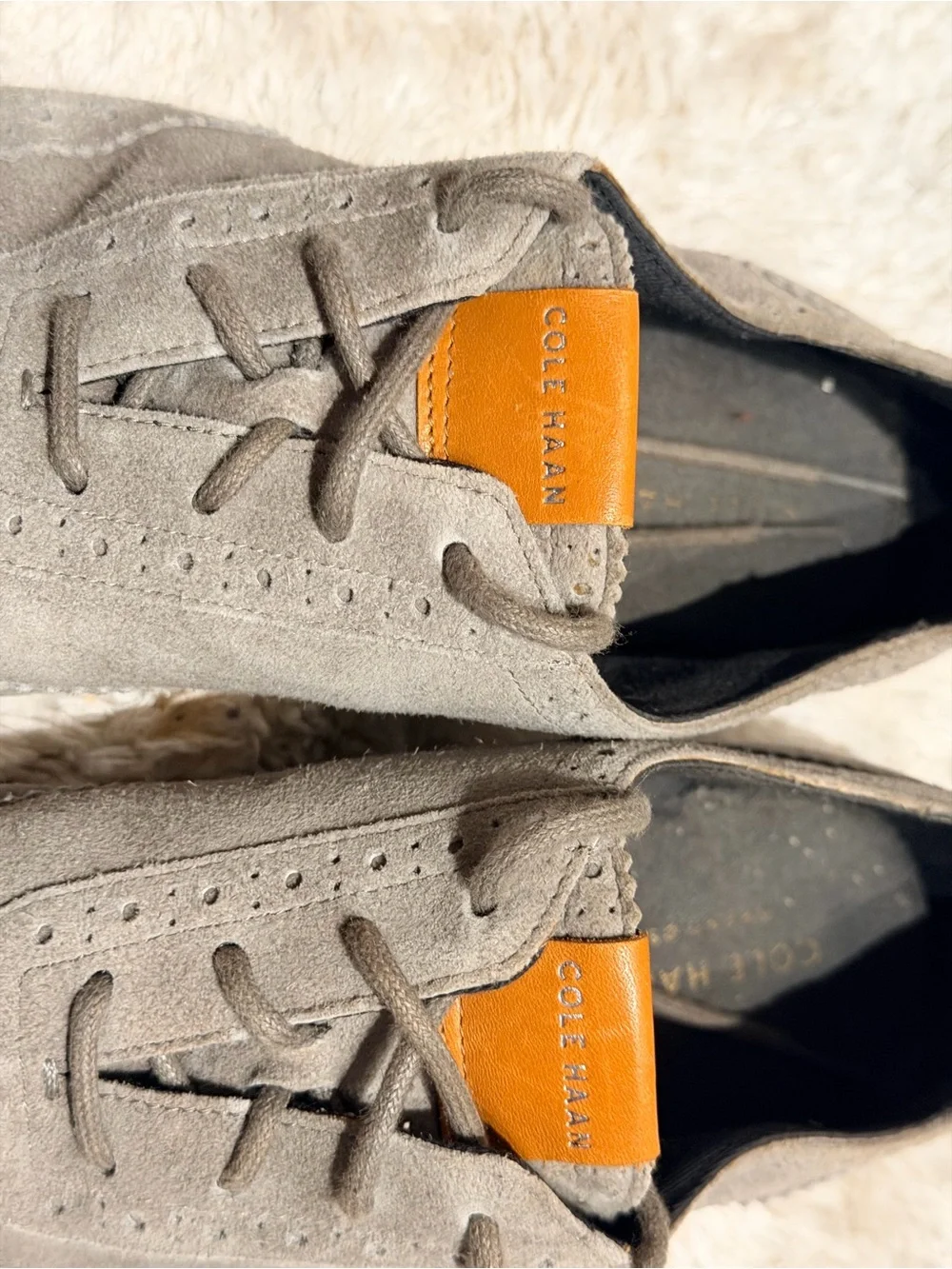 Cole Haan gray suede
